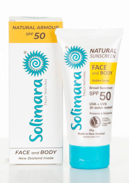 Solimara Natural SPF50 Mineral Zinc Sunscreen. Best sunscreen for face and body. Best for babies. Buy online. NZ