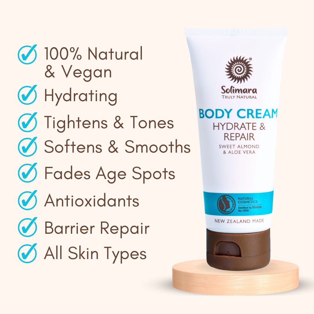 Solimara Natural Body Cream Moisturiser | Solimara Truly Natural Solimara Natural Body Cream Moisturiser