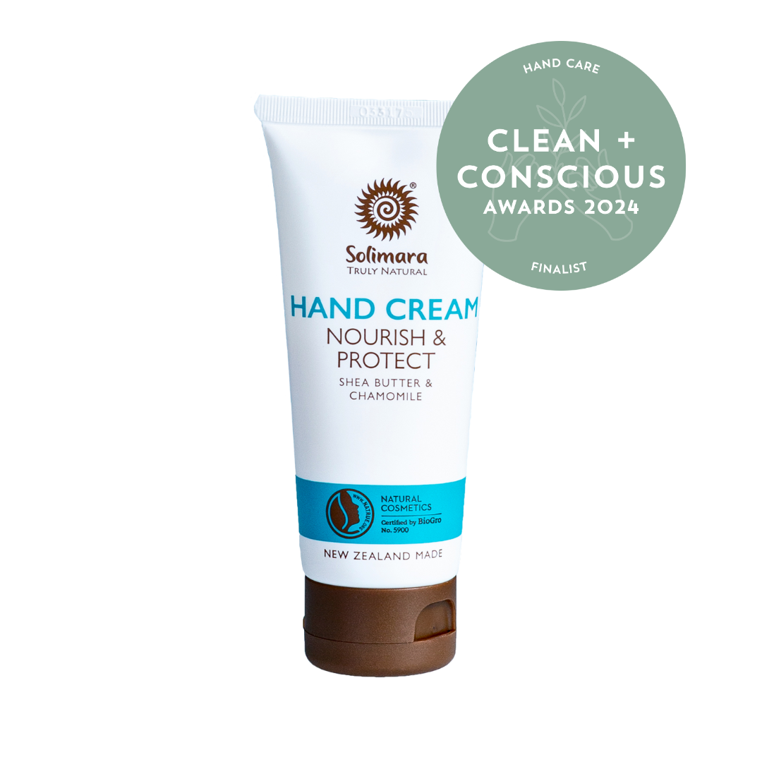 Solimara Hand Cream Nourish & Protect. Clean & Conscious Finalist | Solimara Truly Natural Solimara Hand Cream Nourish & Protect. Clean & Conscious Finalist